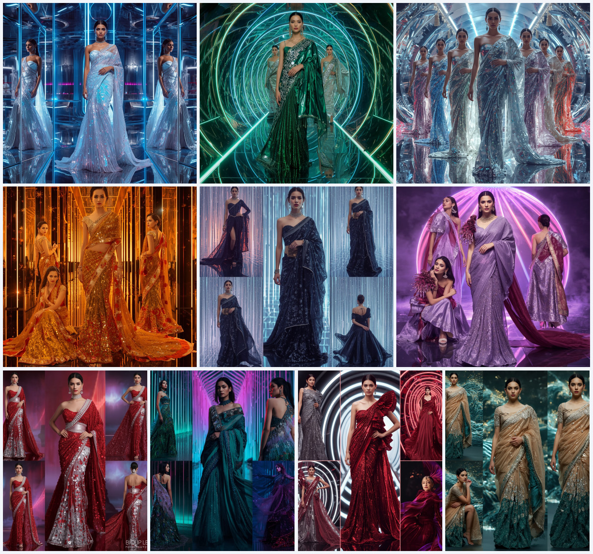 10+ Fancy Ready-to-Wear Saree AI Prompts for Quick Style Visuals via Gemini, Grok, and ChatGPT - Main Thumbnail