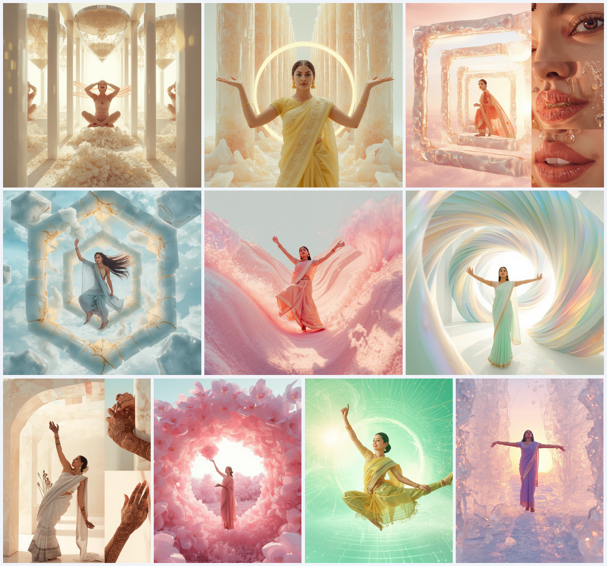 10+ Saree AI Prompts for Pinterest to Create Creative Aesthetic Images with Viral Potential