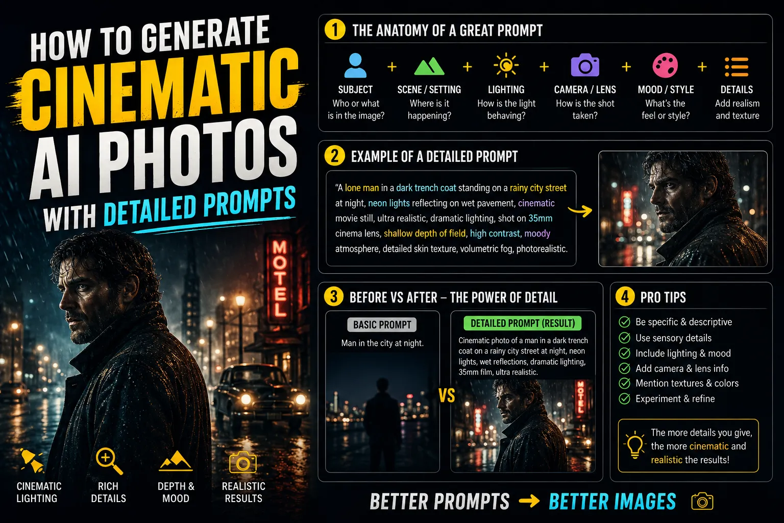 How to Generate Cinematic AI Photos With Detailed Prompts - Main Thumbnail