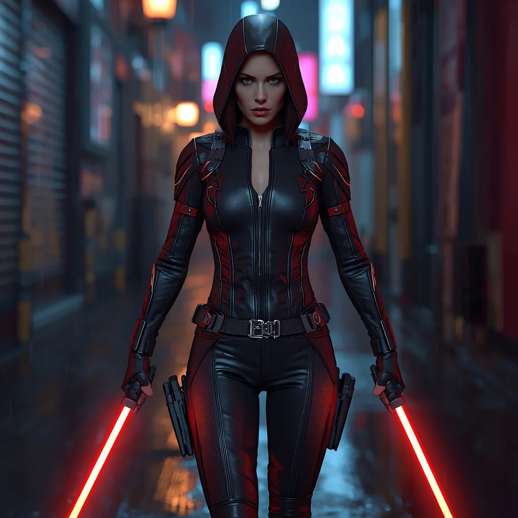 Black Widow Stealth Assassin Cinematic Look | Flux Ai Prompt AI Prompt