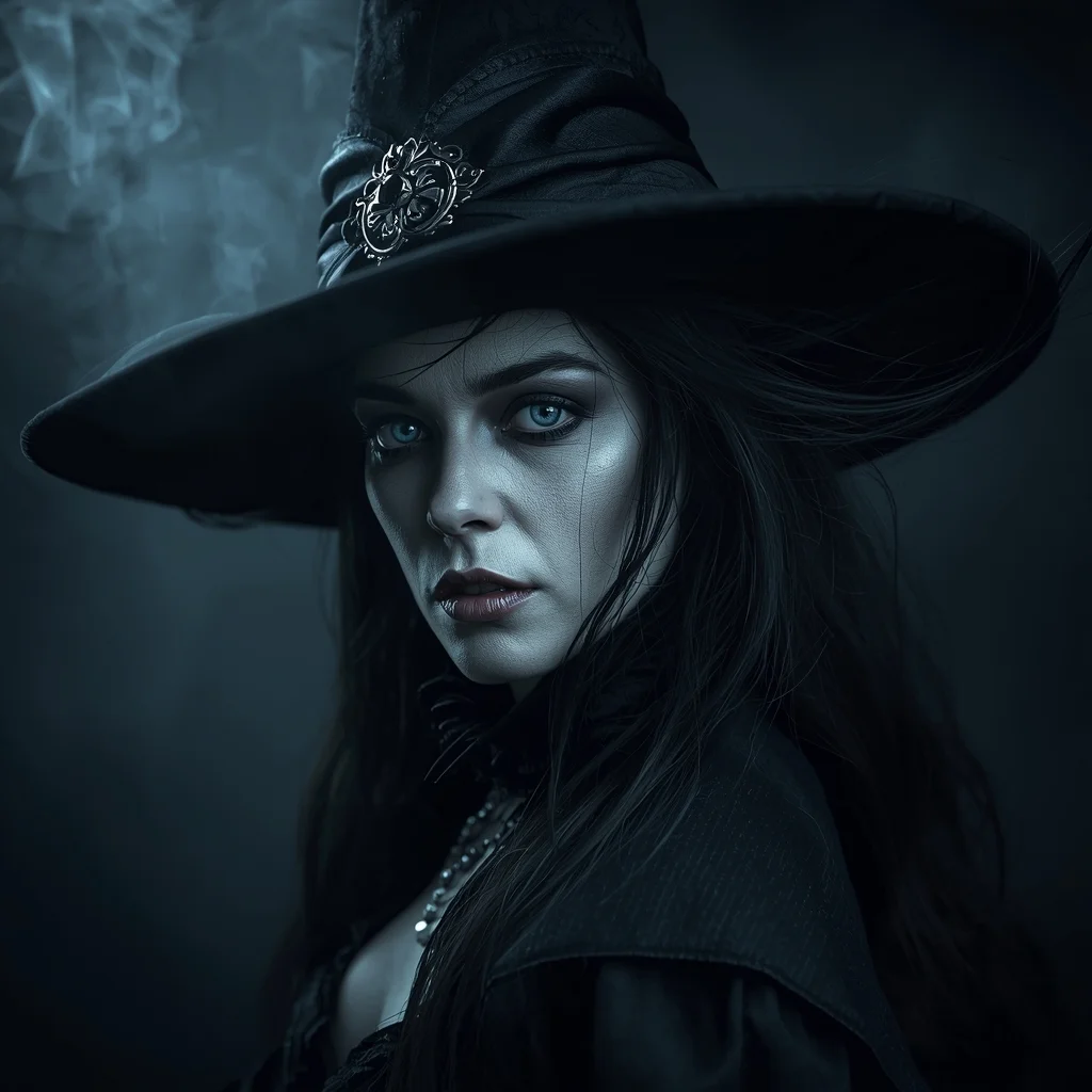 Witch Queen Dark Fantasy Portrait | Aesthetic Ai Prompt AI Prompt